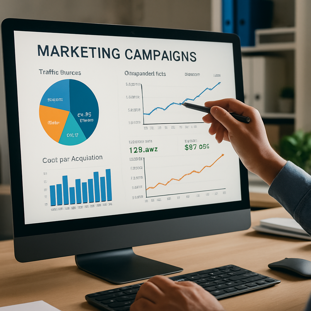 Measuring results of marketing campaigns with analytics